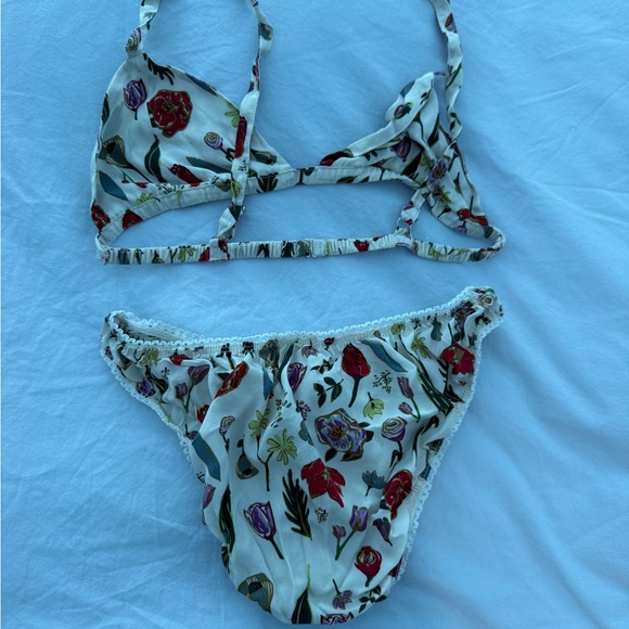 Stone Cold Fox Floral Lingerie Set Small - Picture 2 of 2